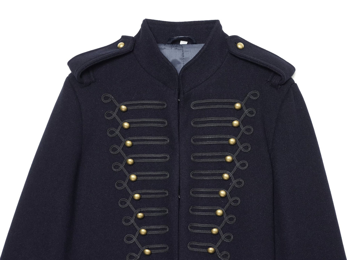 Veste courte col montant bleu marine femme – photo 8 – Frippin'Dealz
