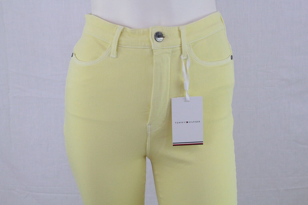 Jean skinny Tommy Hilfiger jaune taille haute 27 32 - Neuf avec étiquette 5