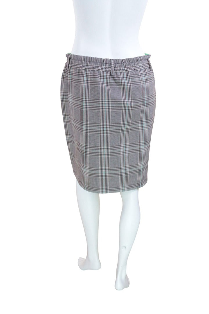Jupe droite Cecil marron carreaux taille S - Neuf avec étiquette 6