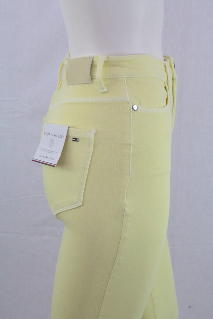 Jean skinny Tommy Hilfiger jaune taille haute 27 32 - Neuf avec étiquette 9