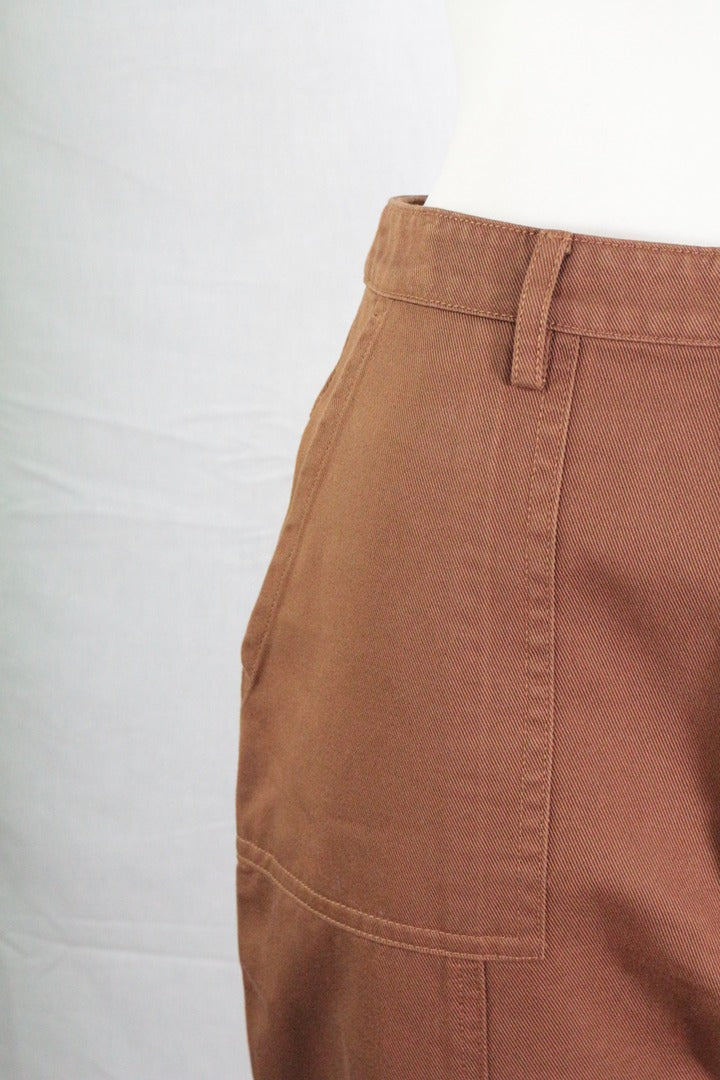 Pantalon Sisley marron taille haute 42 - Neuf avec étiquette vintage 6