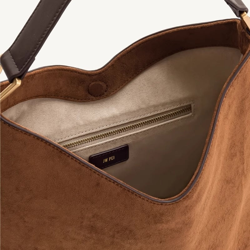 Sac hobo souple fermoir doré – photo 2 – Frippin'Dealz
