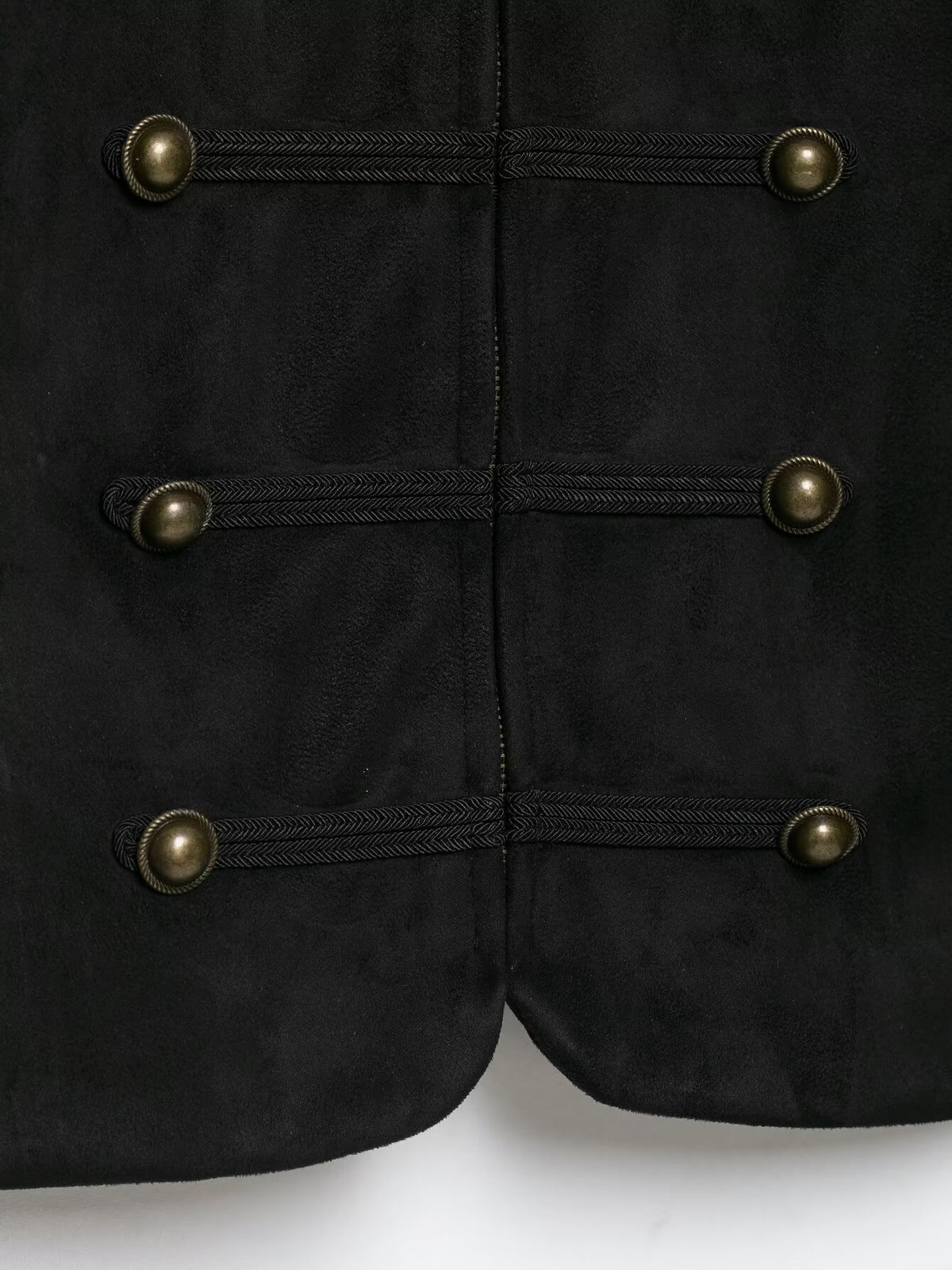 Veste courte zippée col rond effet daim femme noire – photo 11 – Frippin'Dealz