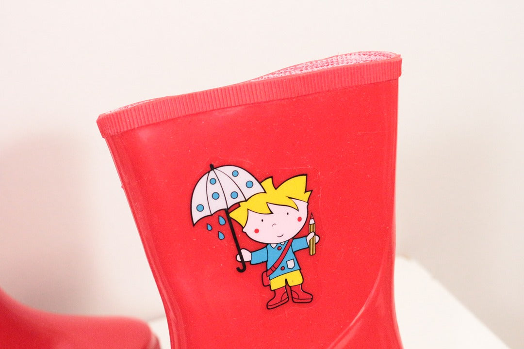 Bottes de pluie Spirale rouges taille 23