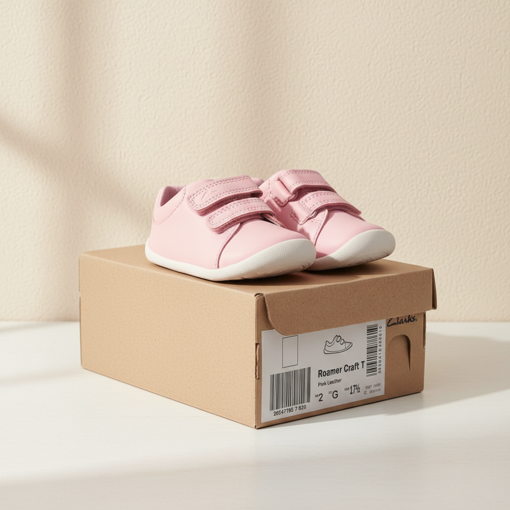 Clarks Chaussures premiers pas Cuir Rose  17.5 Neuf