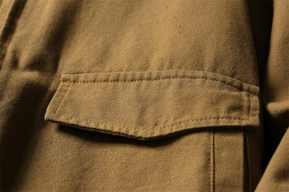 Veste matelassée workwear toile col tailleur coupe ample homme – photo 13 – Frippin'Dealz