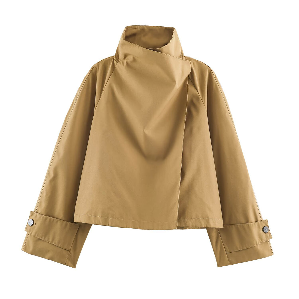 Trench coupe-vent col montant femme – photo 7 – Frippin'Dealz