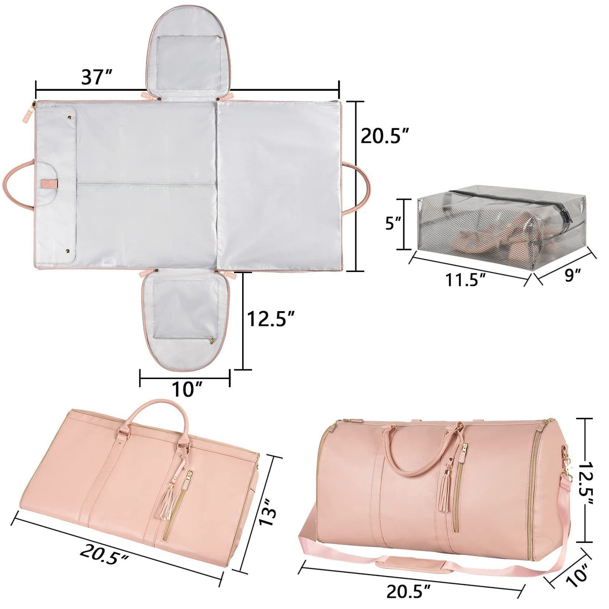Sac de voyage polochon pliable – photo 5 – Frippin'Dealz