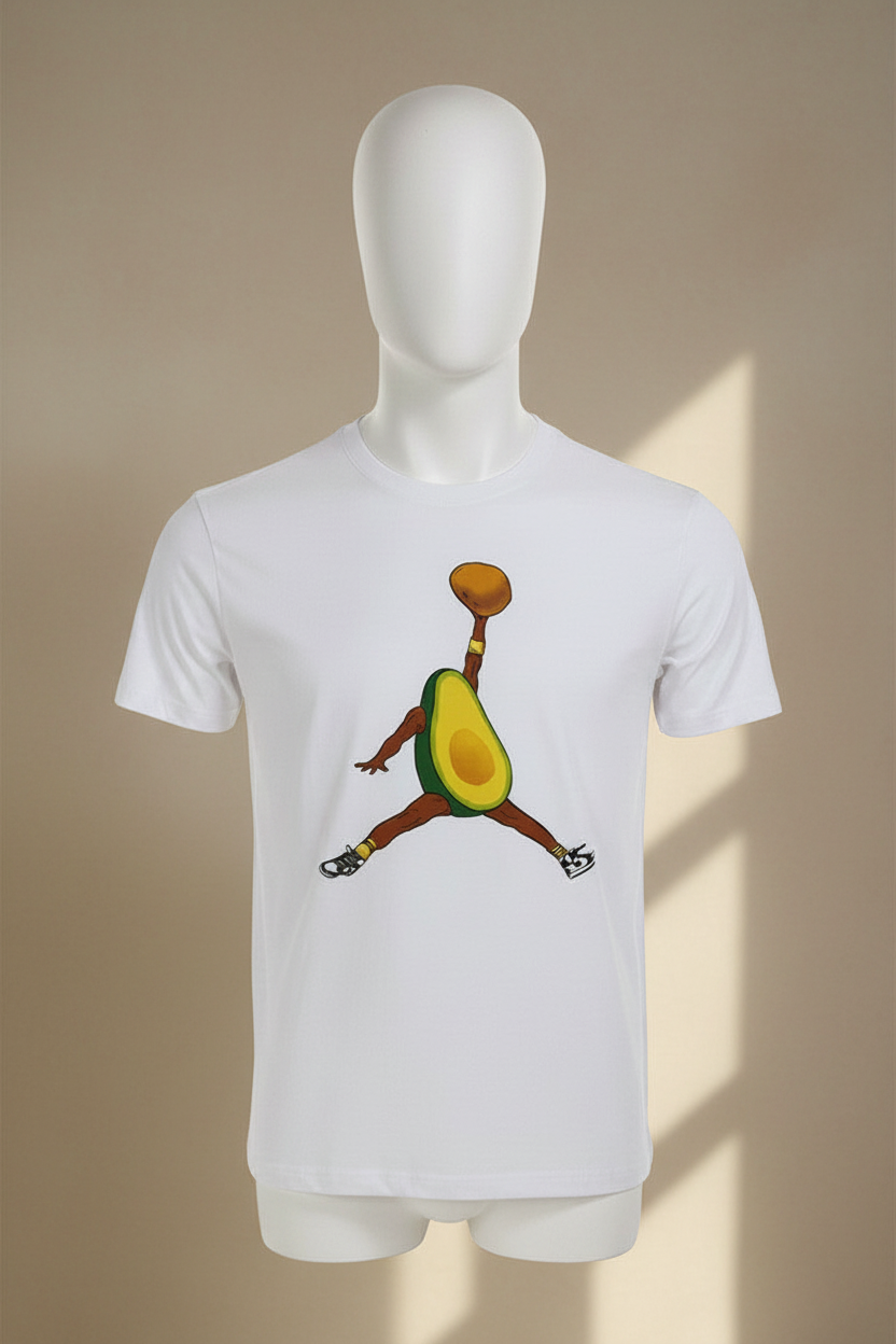 T-shirt Pampling coton blanc S parodie avocat Jordan Jumpman