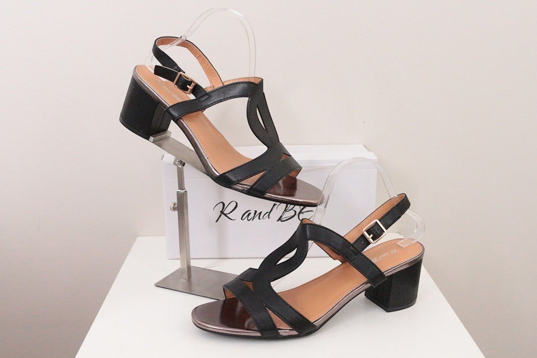 Sandales à talons noirs R and Be simili cuir T41 | Frippin'Dealz – photo 7