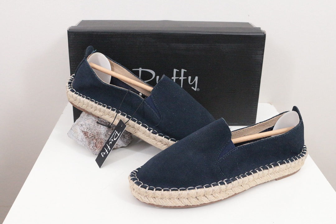 Espadrilles Duffy en daim bleu marine taille 37 neuves 10