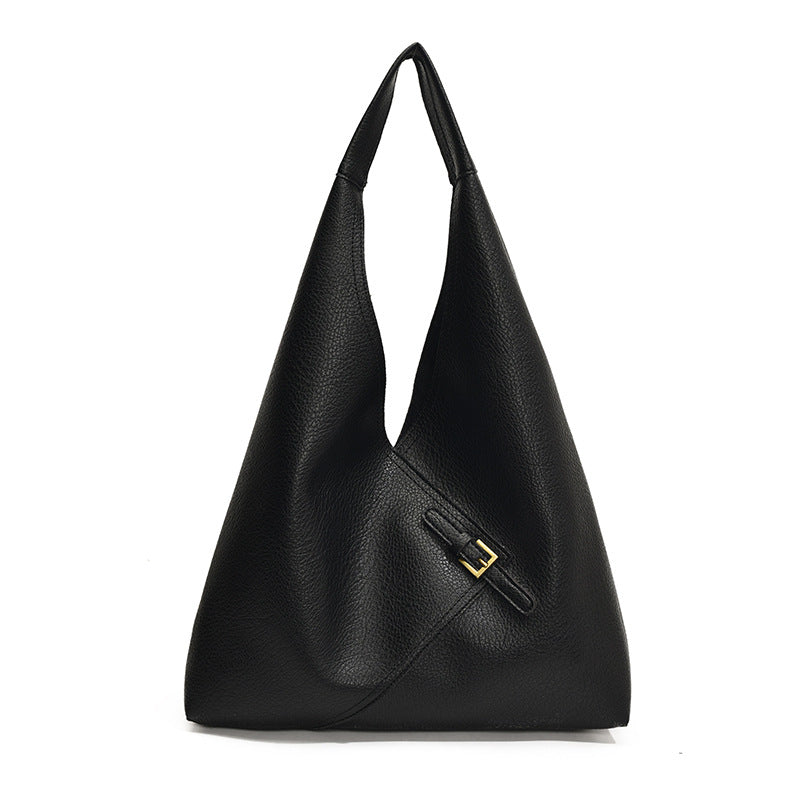 Grand sac porté épaule simili cuir – photo 1 – Frippin'Dealz