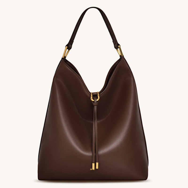 Sac hobo souple fermoir doré – photo 8 – Frippin'Dealz