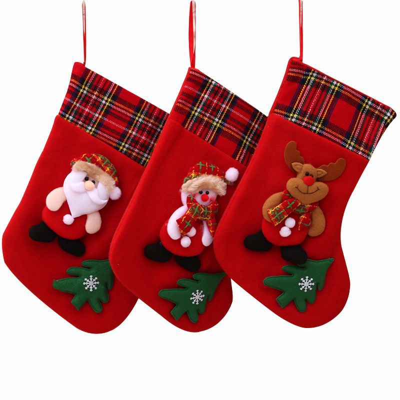 Chaussette de Noël en velours – photo 5 – Frippin'Dealz