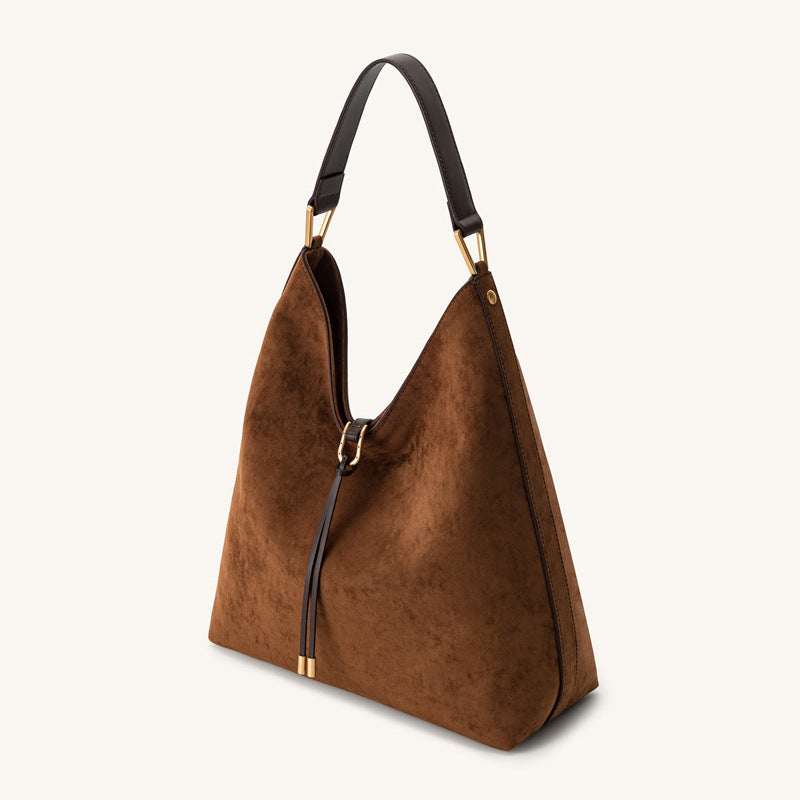 Sac hobo souple fermoir doré – photo 3 – Frippin'Dealz