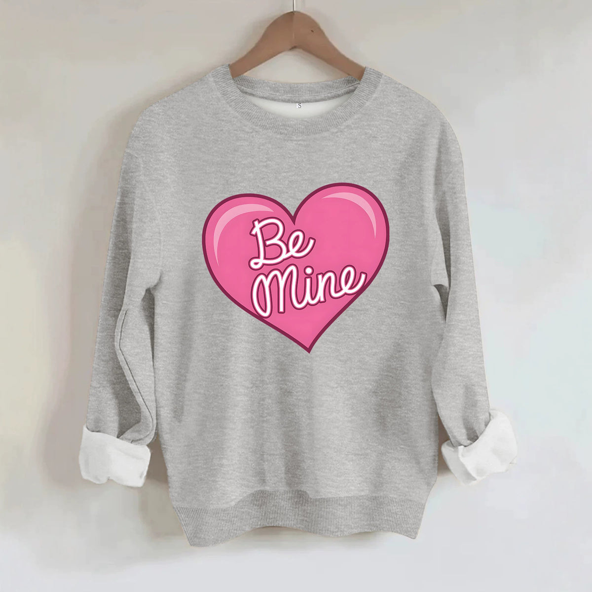 Sweat-shirt ample à col rond, imprimé par transfert thermique, manches lanternes, ville et quotidien, pour femme, 3 coloris 5
