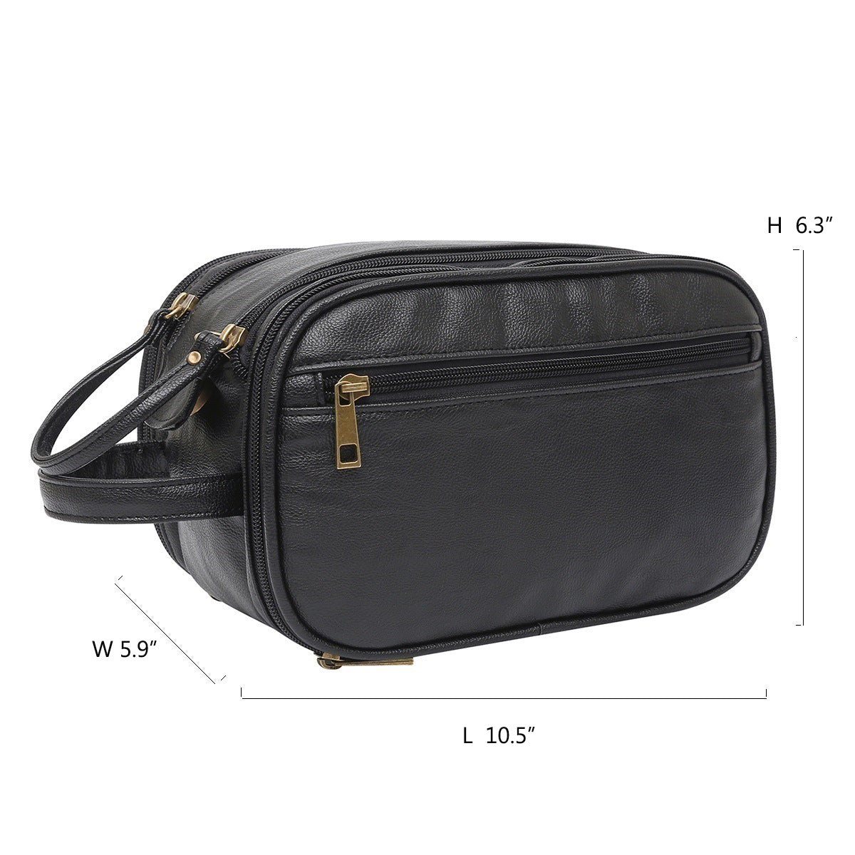 Trousse de toilette homme simili cuir – photo 7 – Frippin'Dealz