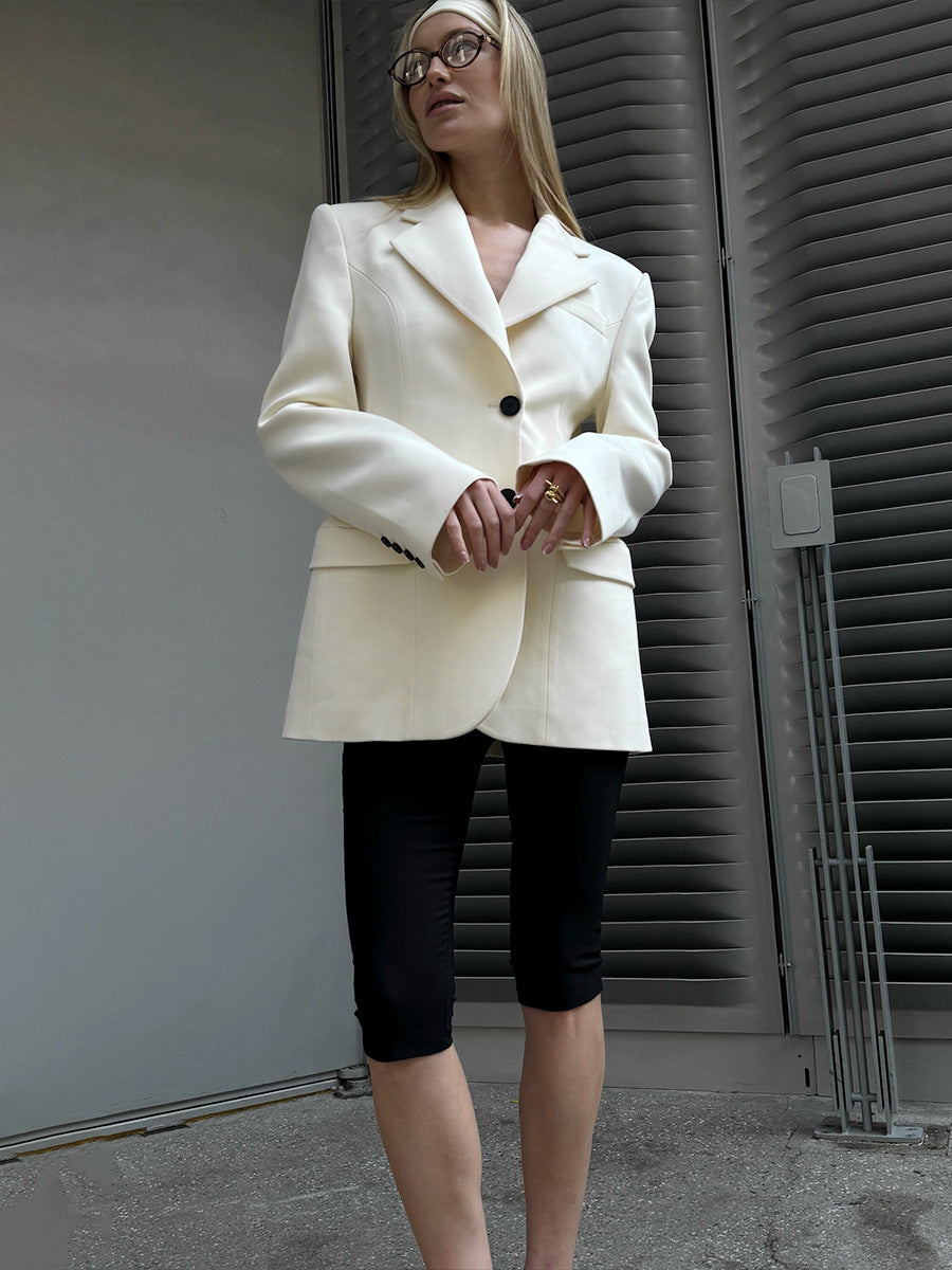 Blazer femme cintré col V – photo 57 – Frippin'Dealz