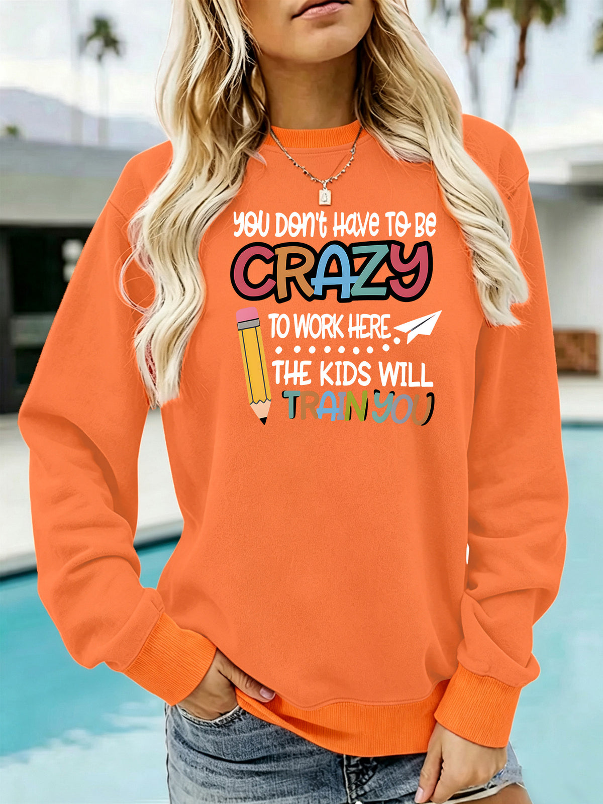 Sweat-shirt ample motif imprimé – photo 6 – Frippin'Dealz
