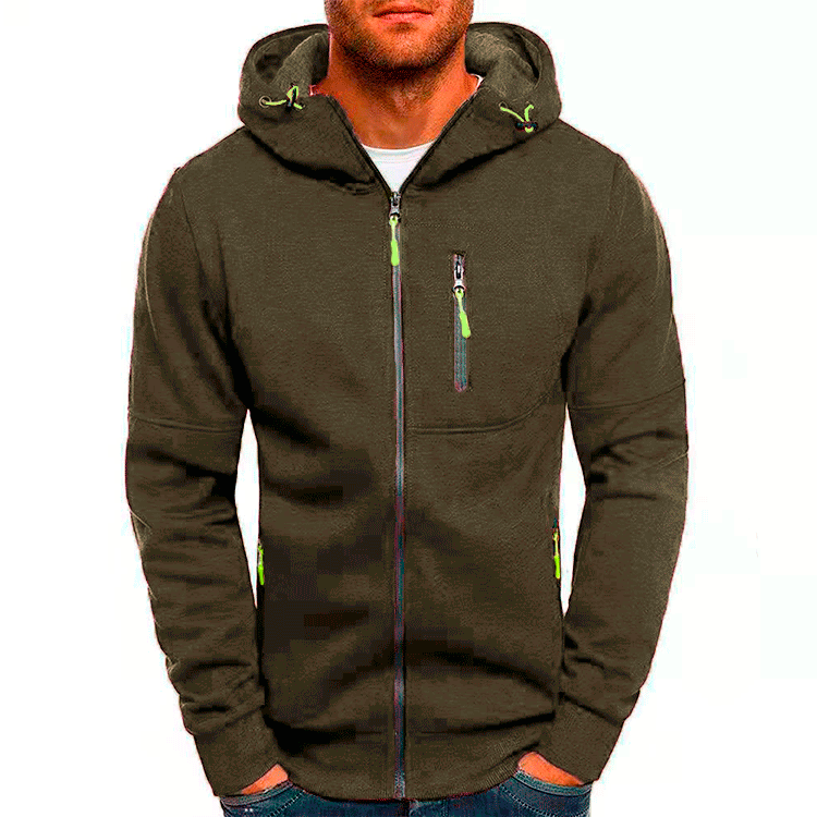 Gilet à capuche jacquard homme sport loisirs – photo 16 – Frippin'Dealz