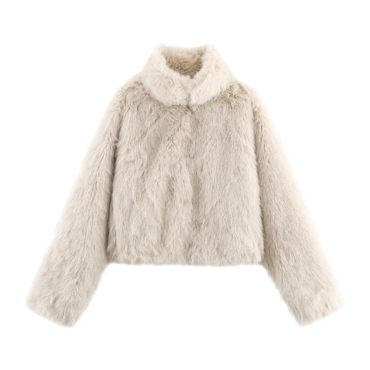 Manteau court en fausse fourrure – photo 3 – Frippin'Dealz