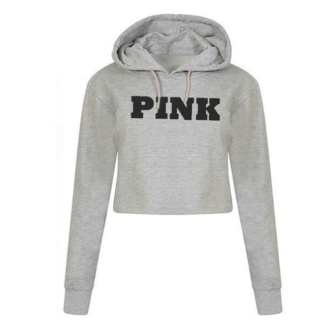 Sweat oversize court rose pour femme, lettres kawaii Harajuku, coupe ample 8