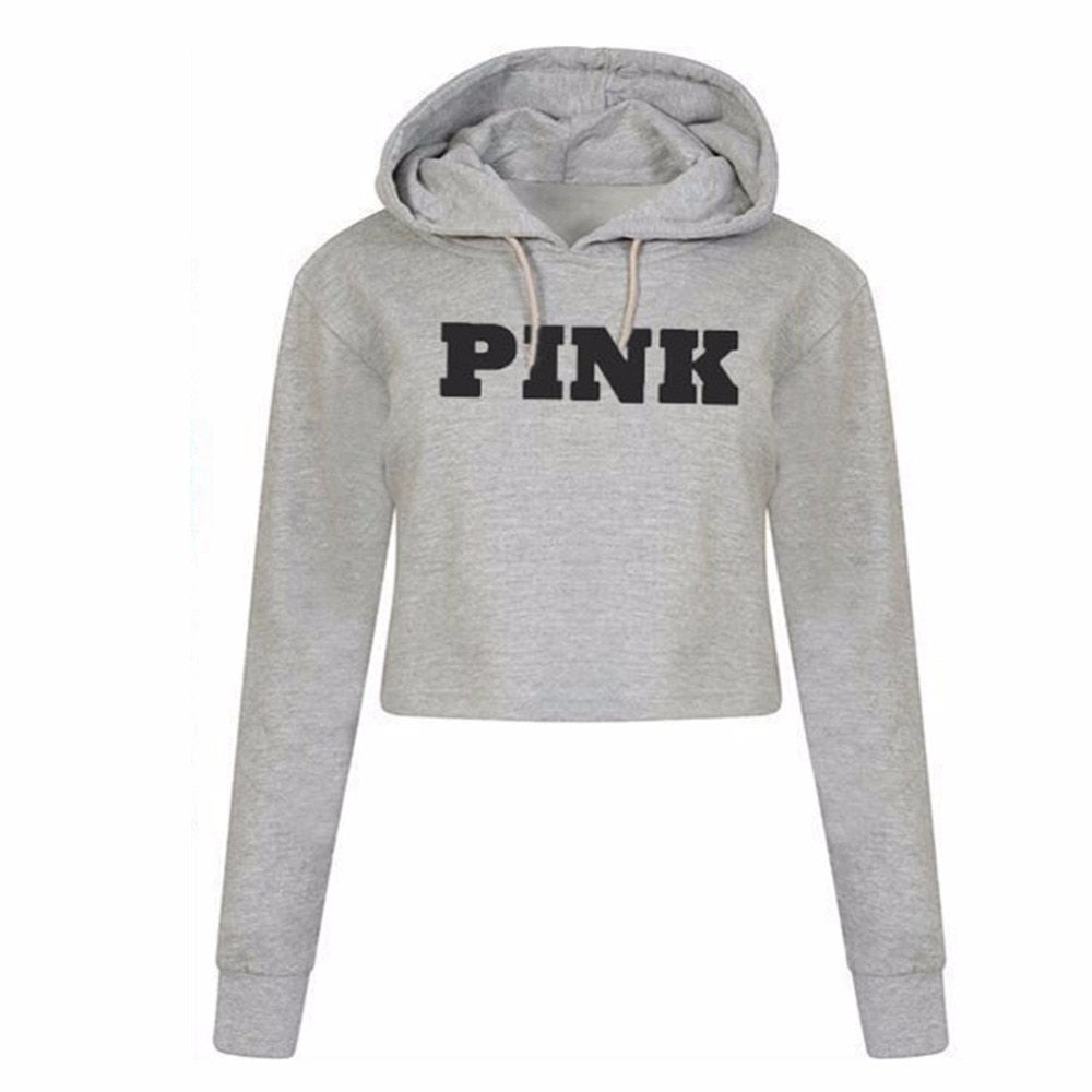 Sweat oversize court rose pour femme, lettres kawaii Harajuku, coupe ample 4