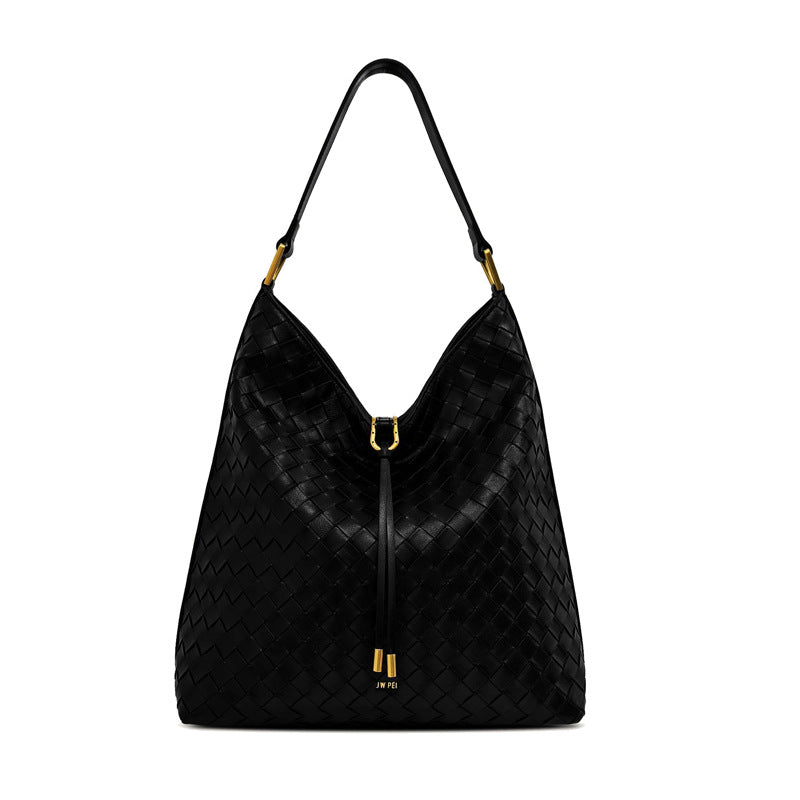 Sac hobo souple fermoir doré – photo 7 – Frippin'Dealz
