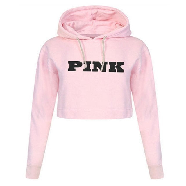 Sweat oversize court rose pour femme, lettres kawaii Harajuku, coupe ample 9