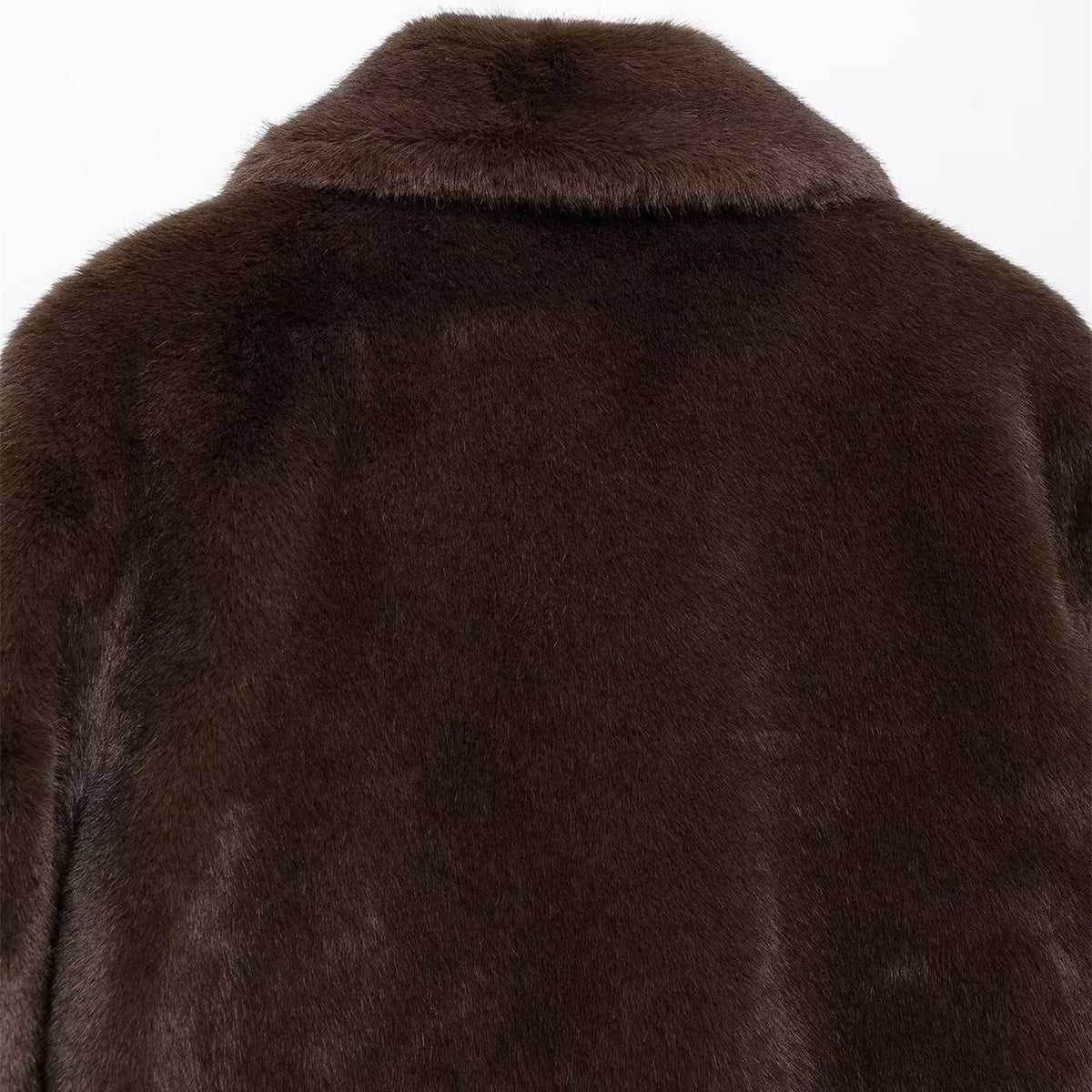 Manteau fausse fourrure vison doré – photo 8 – Frippin'Dealz