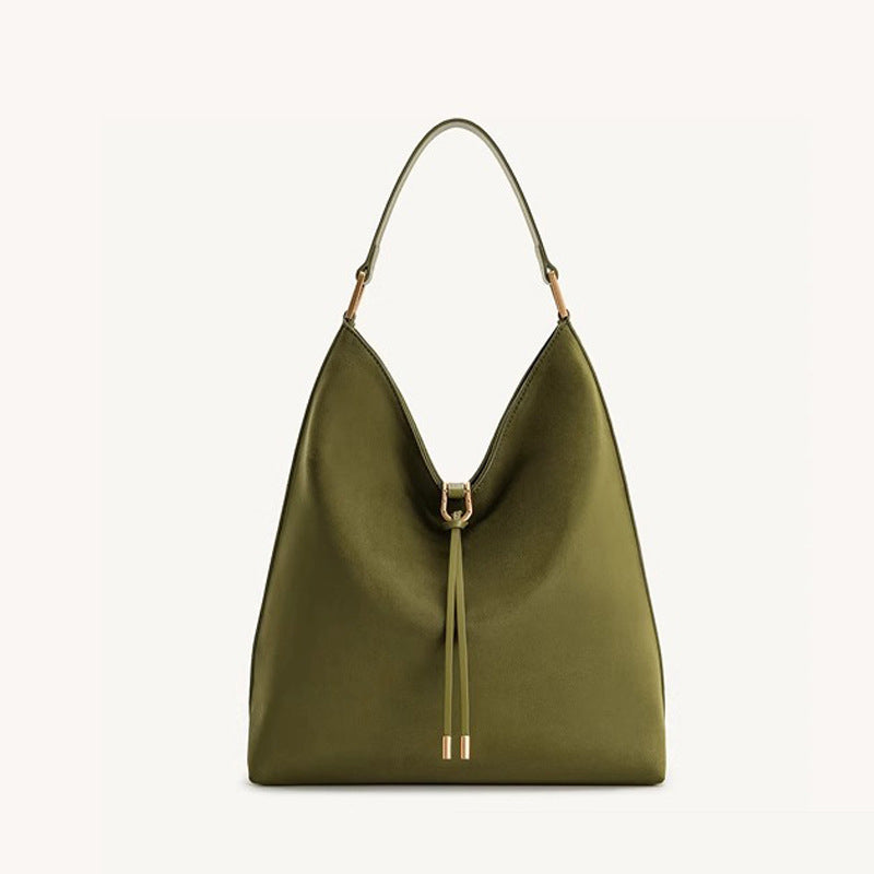Sac hobo souple fermoir doré – photo 4 – Frippin'Dealz