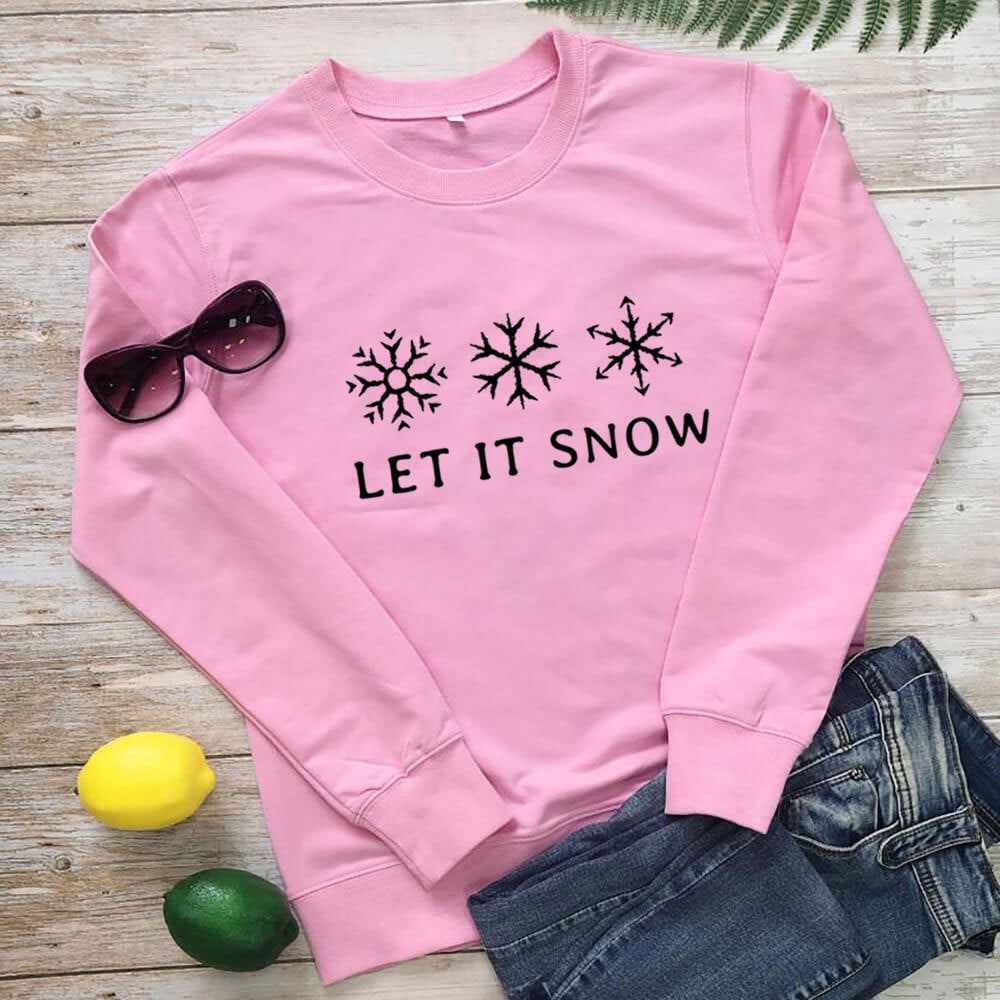 Sweat de Noël Let It Snow – photo 2 – Frippin'Dealz