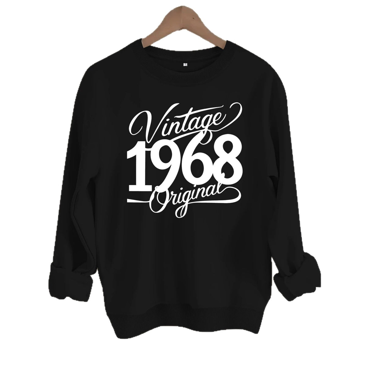 Sweat-shirt ample à col rond en molleton, imprimé, manches longues, pour femme, 7 coloris