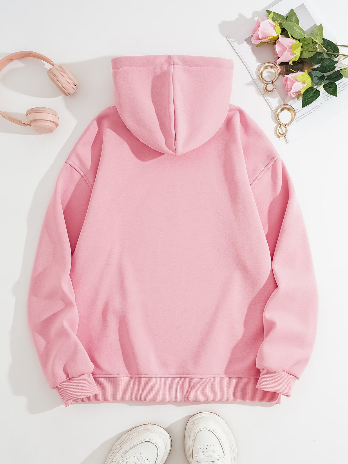 Sweat à capuche ample manches lanternes – photo 9 – Frippin'Dealz
