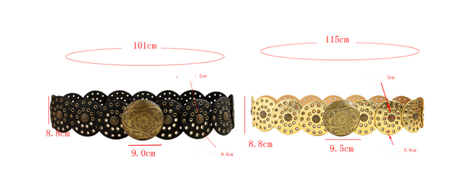 Ceinture large western en similicuir – photo 2 – Frippin'Dealz