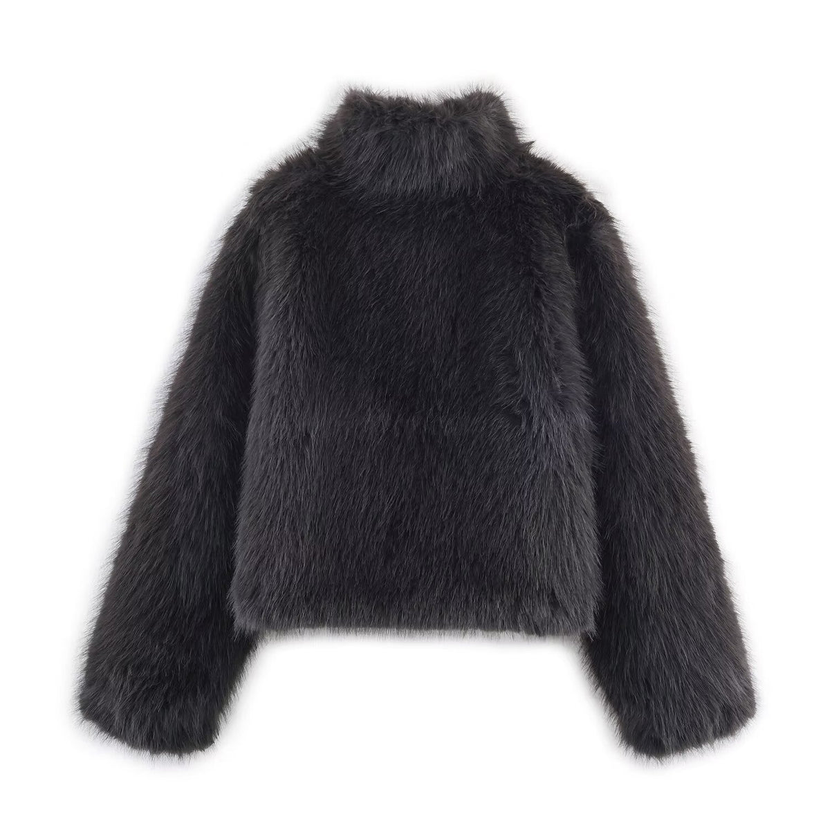 Manteau court en fausse fourrure – photo 2 – Frippin'Dealz