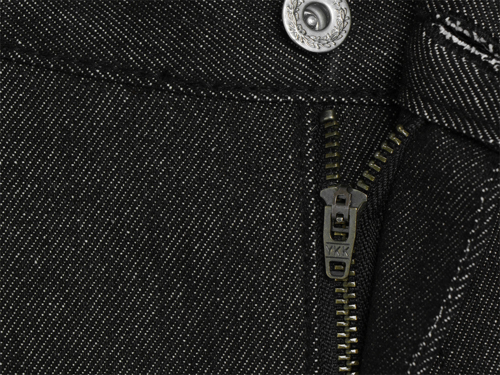 Pantalon droit en denim brut pour homme, style hip-hop streetwear ample avec motif étoile 12