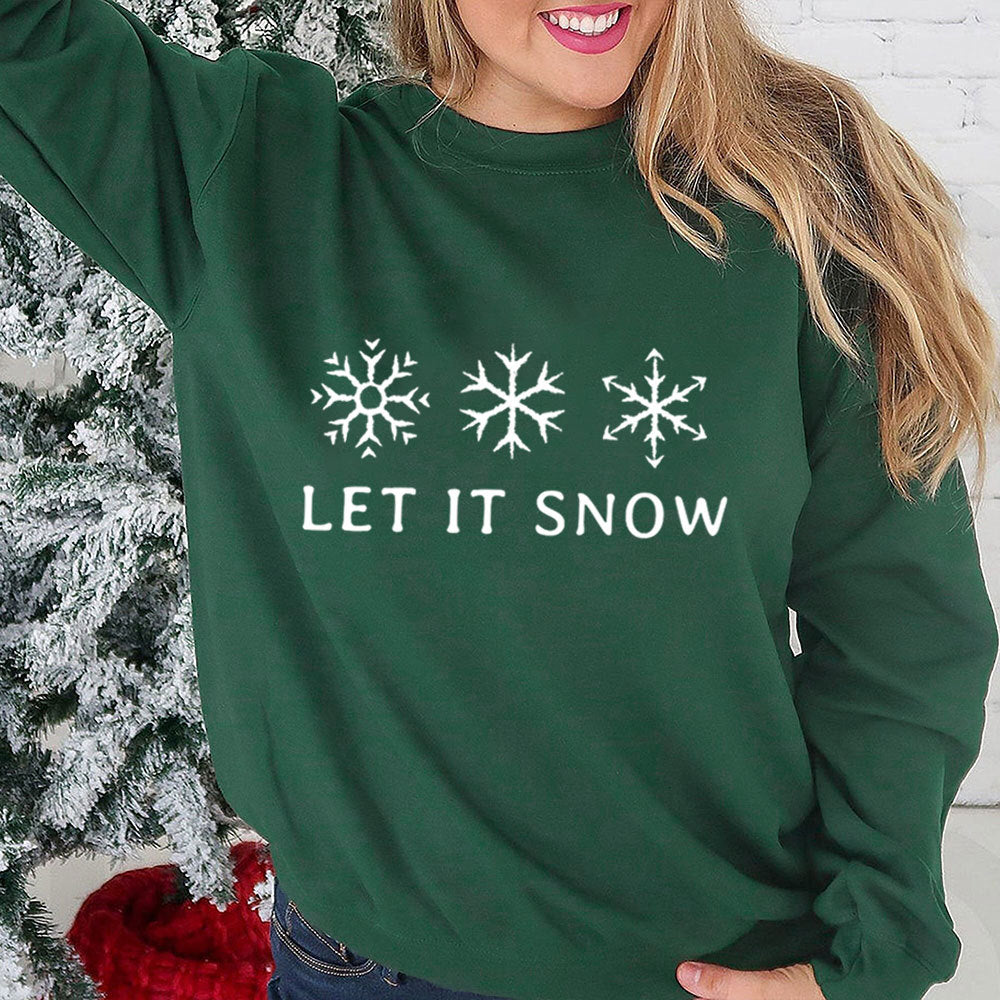 Sweat de Noël Let It Snow – photo 1 – Frippin'Dealz