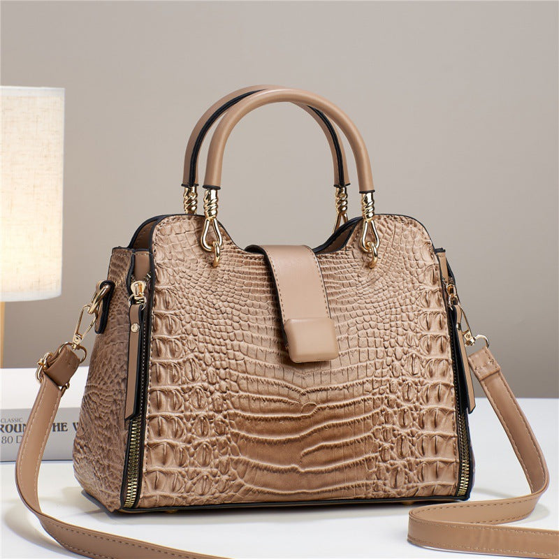 Sac à main effet croco en similicuir – photo 8 – Frippin'Dealz