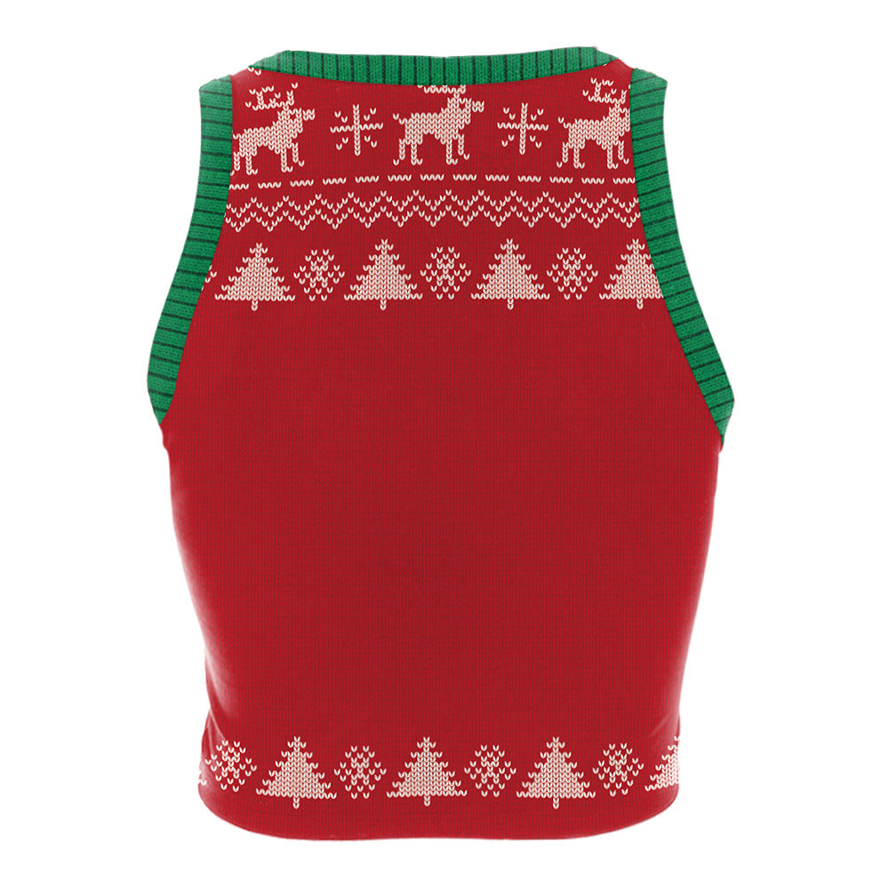 Top court de Noël imprimé renne – photo 4 – Frippin'Dealz