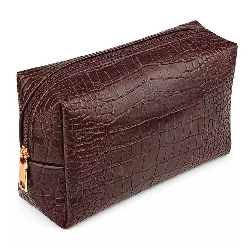 Trousse de maquillage effet croco – photo 5 – Frippin'Dealz