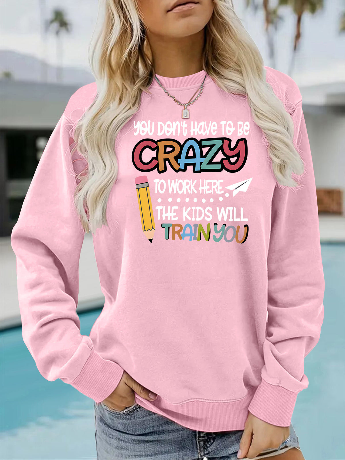 Sweat-shirt ample motif imprimé – photo 2 – Frippin'Dealz