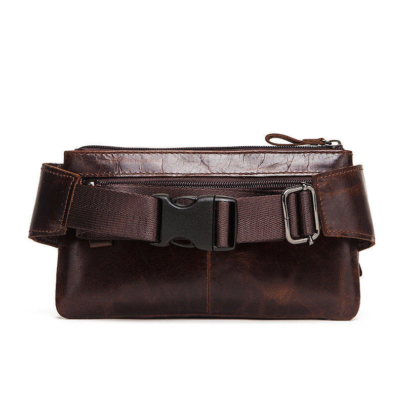 Sacoche banane homme cuir vintage – photo 3 – Frippin'Dealz