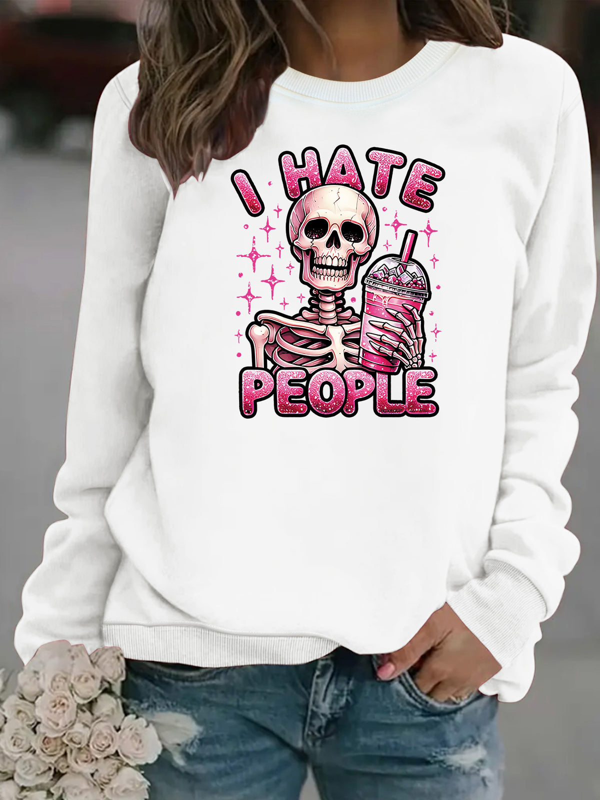 Sweat ample sans capuche femme – photo 13 – Frippin'Dealz