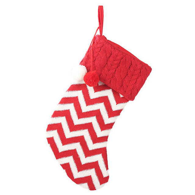 Chaussette de Noël tricotée – photo 6 – Frippin'Dealz