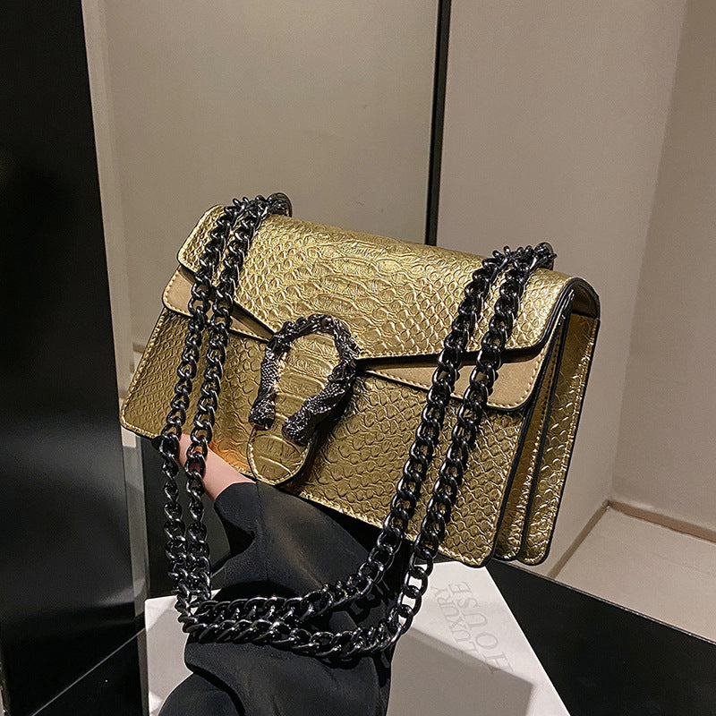 Petit sac carré effet croco – photo 4 – Frippin'Dealz