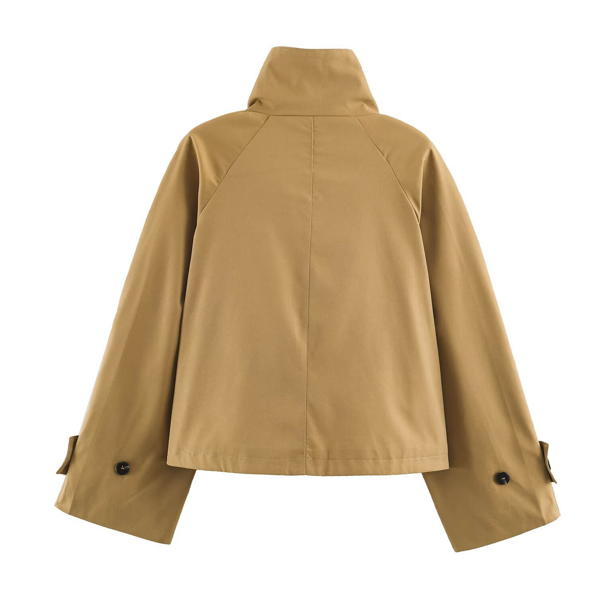 Trench coupe-vent col montant femme – photo 8 – Frippin'Dealz