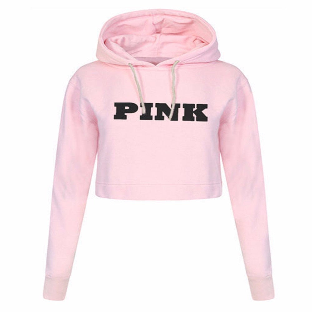 Sweat oversize court rose pour femme, lettres kawaii Harajuku, coupe ample 3
