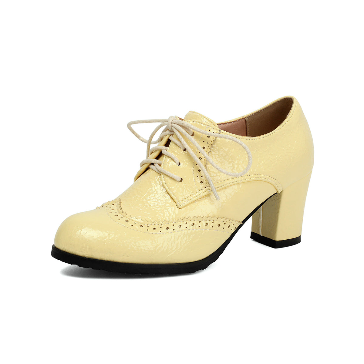 Derbies à talon épais et lacets – photo 5 – Frippin'Dealz