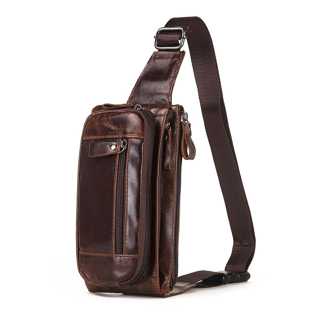Sacoche banane homme cuir vintage – photo 5 – Frippin'Dealz
